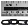 ASEC Steel Welded Chain Black 2.5m Length - 2.5mm x 14mm - 2.5m