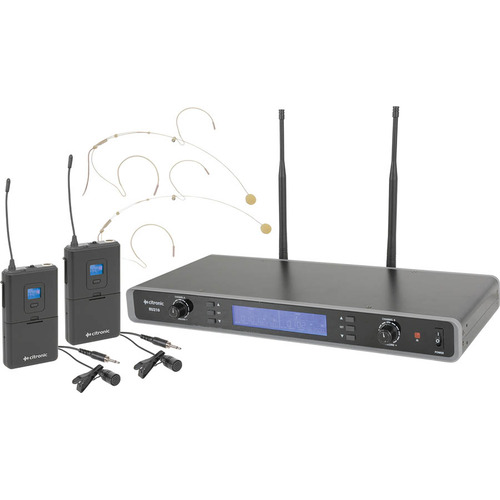 Dual UHF Beltpack Microphone System