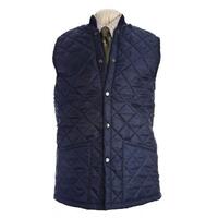Beaver Gents Navy Blue Quilted Country Waistcoat / Gilet - 38