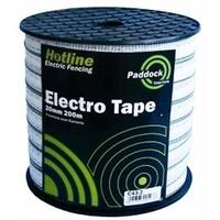 Image of Hotline Paddock White Electric Fence Tape (Bulk) - 200m - 12mm