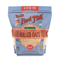 Bobs Red Mill Gluten Free Organic Quick Cooking Rolled Oats 794g