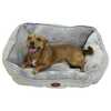 Image of Small Grey Plush Soft Pet Bed