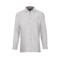 Image of Champion Men&#8217;s Long Sleeved Cotton Blue Check Shirt - M (42")