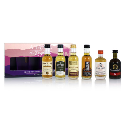 A Taste of the Regions 6x5cl Whisky Gift Pack