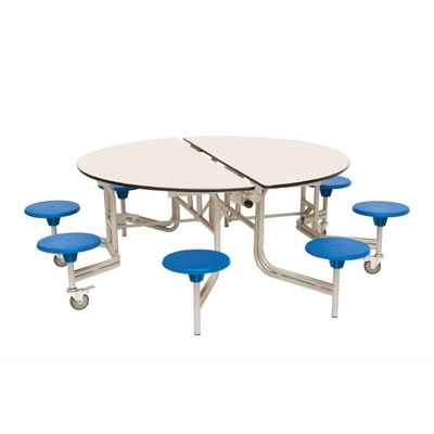 8 Seat Round Mobile Folding Table