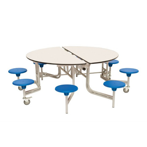 8 Seat Round Mobile Folding Table