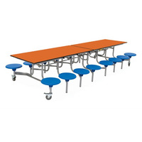 Image of 16 Seat Rectangular Mobile Folding Table