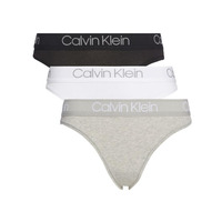 Image of Calvin Klein Body 3 Pack High Leg Tanga QD3758E Black / White / Grey Heather QD3758E Black / White / Grey Heather