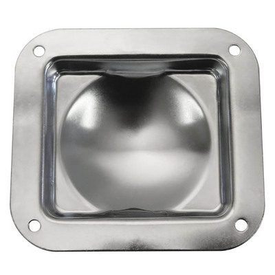 Caster Dish Zinc Plated Steel - For Casters up to 100mm
