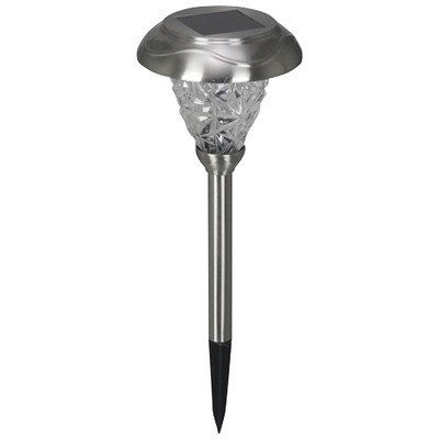 Solar Garden Light - LED Lamp with Ground Spike - No wiring Required