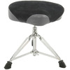 Deluxe Heavy Duty Saddle Drum Throne in Black from Instruments4music