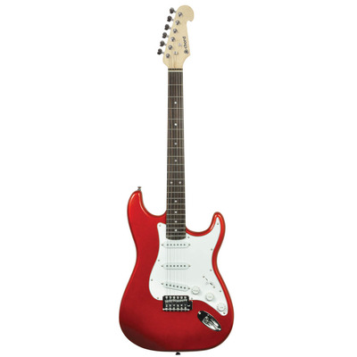 Image of Chord Electric Guitar with Kabukalli Fingerboard Metallic Red
