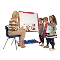 Image of Mobile Magnetic Display/Storage Easel