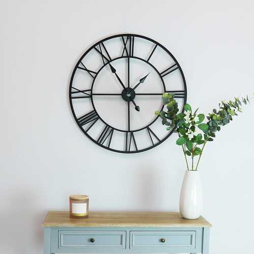 Wimbleball Indoor Wall Clock Matte Black 80cm