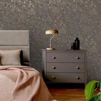 Image of Imogen Floral Wallpaper Slate/Rose Gold Holden 65703