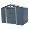 Image of Metal Shed with Floor Frame Grey 8ft x 6ft