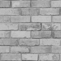 Image of Glitter Brick Wallpaper Silver Debona 9804