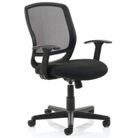 Image of Mave Task Operators Chairs Black with Arms