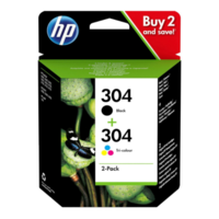 OEM HP 304 Combo Pack Ink Cartridges