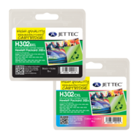 Remanufactured HP 302XL High Capacity Combo Pack Ink Cartridges