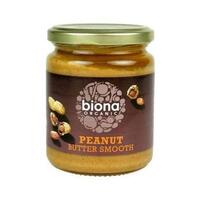 Image of Biona Organic Peanut Butter Smooth No Salt 500g