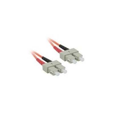 C2G 2m SC/SC LSZH Duplex 62.5/125 Multimode Fibre Patch Cable