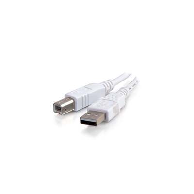 C2G 2m USB 2.0 A/B Cable - White