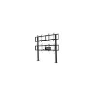 Image of Peerless DS-S560-2X2 60" Fixed Black flat panel floorstand