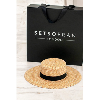 Classic Straw Hat Natural Straw