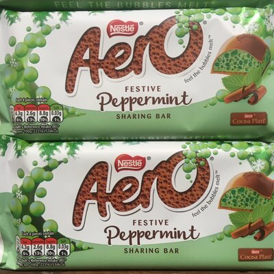 3x Aero Peppermint Chocolate Sharing Bars (3x90g)