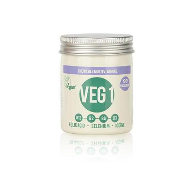 VEG1 - Chewable Multivitamin Tablets: Blackcurrant Flavour (90 tabs)