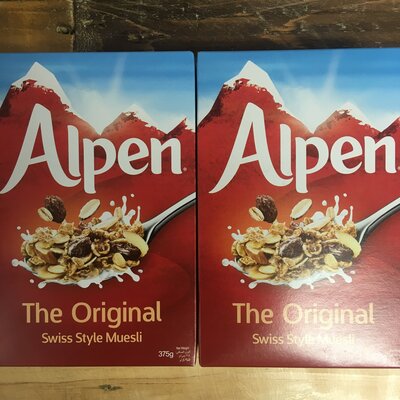 2x Alpen Original Swiss Style Muesli (2x375g)