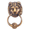 Image of Antique Brass lion door knocker
