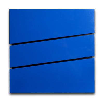 Steel Letterbox - The Statement - Signal Blue - Non Personalised