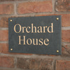 Image of Smooth Slate House Sign - 30.5 x 20cm