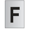Image of Metal Effect PVC Letter F