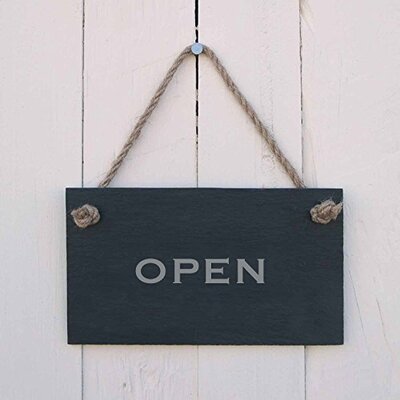 Double sided ’Open/Closed’ Slate Hanging Sign