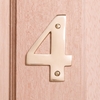 Image of 10cm Brass House Numbers - 4