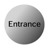 Image of Entrance Door Sign - stainless steel