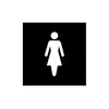 Image of Ladies Symbol Door Sign