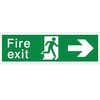 Image of Fire Exit - With arrow - Right Sign
