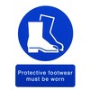 Image of Protective Footwear must be worn PVC Sign