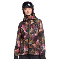 Image of Womens Essence GTX 2L Ski Jacket - True Black Night Palm