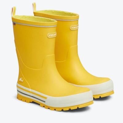 Viking Footwear Kids Jolly Rubber Boots - Yellow