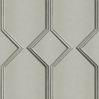 Image of Alessia Panel Vinyl Wallpaper Grey Belgravia 215