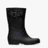 Viking Footwear Womens Hedda Croco Rubber Boot - Black from Evercreatures