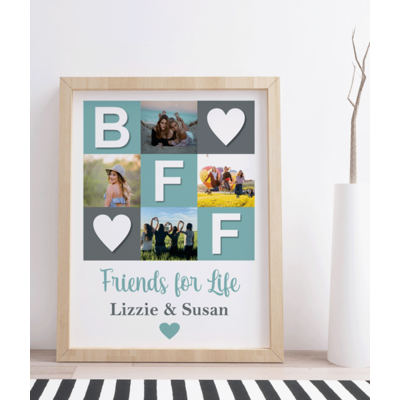 BFF - Personalised Photo Collage - Best Friend Gift