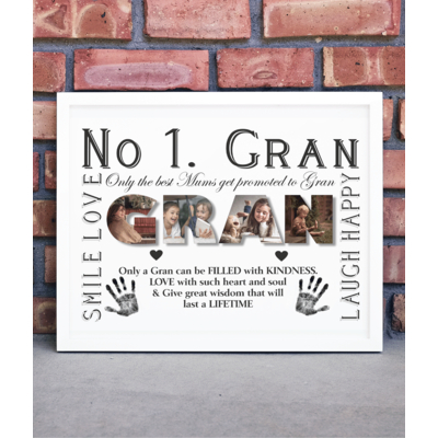 No 1 GRAN Personalised Photo Gift - Filled With Memories