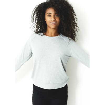 STRIPE & STARE Essential Sweatshirt Grey