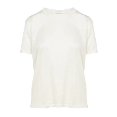 Eros Linen T-Shirt - Off White
